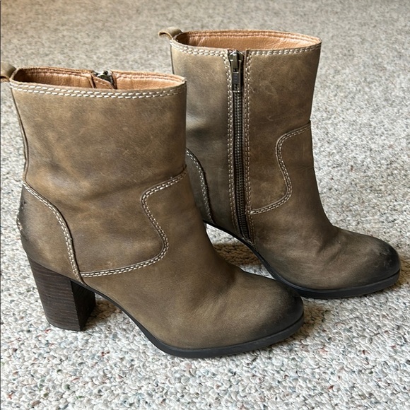 Sperry Brown Leather Ankle Boots Womens 8.5 - Picture 6 of 8